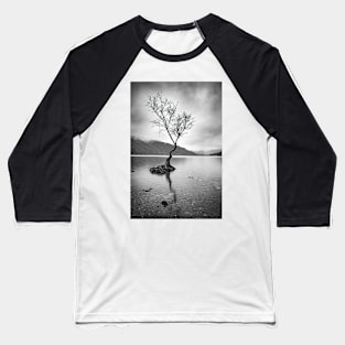 Lone Tree at Llyn Padarn Baseball T-Shirt